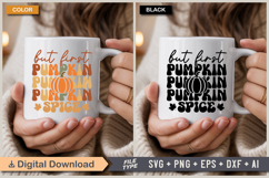 But First Pumpkin Spice SVG File | Fall Retro SVG Product Image 4