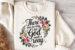 But God PNG Christian Sublimation Design, Jesus PNG, Faith Product Image 5