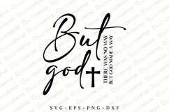 But God There Was No Way SVG Sublimation Design Product Image 1