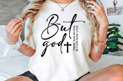 But God There Was No Way SVG Sublimation Design Product Image 2