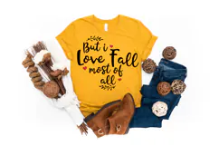 But I Love Fall Most of All Autumn SVG Product Image 3