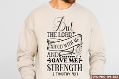 But the lord stood with me and SVG, Christian SVG Designs Product Image 1