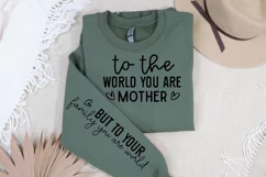 To The World You Are Sleeve SVG, Positivity SVG Design Product Image 3
