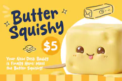 Butter Squishy - A Fun & Cozy Font Product Image 2