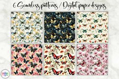 Seamless Butterfly Patterns | Butterfly Digital Paper Product Image 1