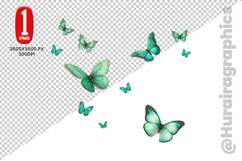Butterflies Clipart - PNG File Product Image 1