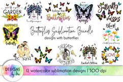 Butterfly Bundle | Butterflies Sublimation | Positive Quotes Product Image 1
