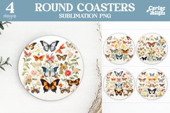 Butterflies Coaster Sublimation