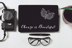 Hand Drawn White Butterflies | Moth | Insect | Flying Bugs Product Image 6