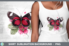GorgeousButterflies Sketch Shirt design.
