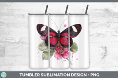 GorgeousButterflies Sketch Tumbler design.