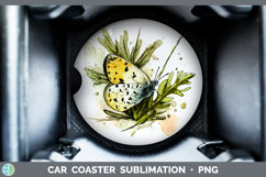 GorgeousButterflies Sketch Car Coaster design.