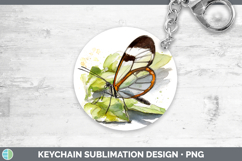 GorgeousButterflies Sketch Keychain design.