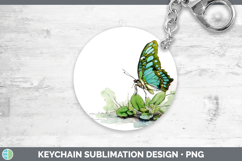GorgeousButterflies Sketch Keychain design.