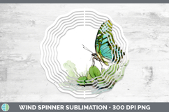 GorgeousButterflies Sketch Wind Spinner design.