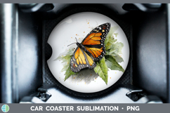 GorgeousButterflies Sketch Car Coaster design.
