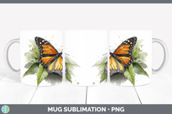 GorgeousButterflies Sketch Mug Wrap design.