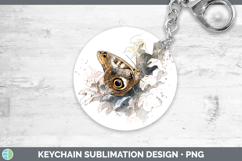 GorgeousButterflies Sketch Keychain design.