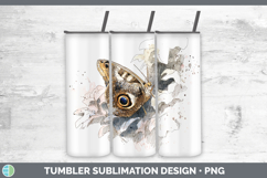 GorgeousButterflies Sketch Tumbler design.