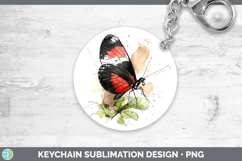 GorgeousButterflies Sketch Keychain design.