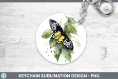 GorgeousButterflies Sketch Keychain design.