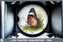 GorgeousButterflies Sketch Car Coaster design.