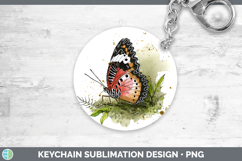 GorgeousButterflies Sketch Keychain design.