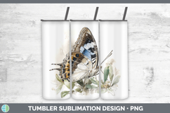 GorgeousButterflies Sketch Tumbler design.