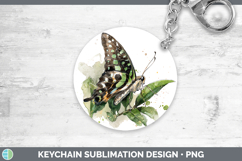 GorgeousButterflies Sketch Keychain design.