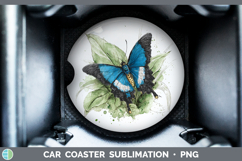 GorgeousButterflies Sketch Car Coaster design.