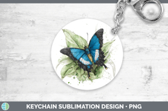 GorgeousButterflies Sketch Keychain design.