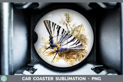 GorgeousButterflies Sketch Car Coaster design.