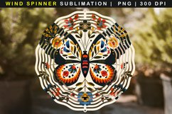 Butterfly Wind Spinner Sublimation Product Image 1