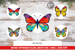 Wind Spinner Spring Butterfly Product Image 1
