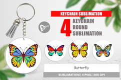 Keychain Spring Butterfly Product Image 1