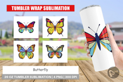 Tumbler Spring Butterfly Product Image 1