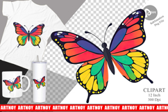 Spring Butterfly Clipart Product Image 1