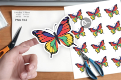 Spring Butterfly Sticker Product Image 1