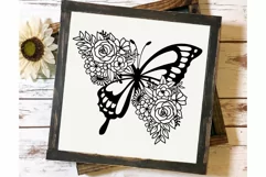 Flower Butterfly Svg, Floral Butterfly Svg, Butterfly Svg. Product Image 9
