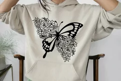 Flower Butterfly Svg, Floral Butterfly Svg, Butterfly Svg. Product Image 6