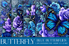 Butterfly Background, Butterfly Flowers Backgrounds, s1 Product Image 1