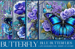 Butterfly Background, Butterfly Flowers Backgrounds, s10 Product Image 1