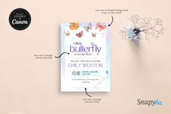 Butterfly Baby Shower Invitation Card Product Image 6