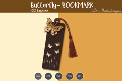 Butterfly Bookmark Template Product Image 3