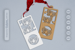Butterfly Bookmark SVG 6 Product Image 1