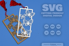 Butterfly Bookmark SVG 8 Product Image 1
