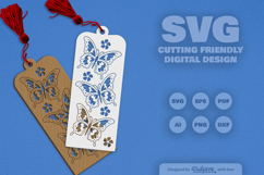 Butterfly Bookmark SVG Product Image 1