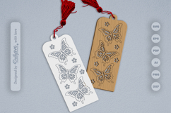 Butterfly Bookmark SVG Product Image 1