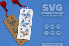 Butterfly Bookmark SVG Product Image 2