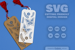 Butterfly Bookmark SVG Product Image 2